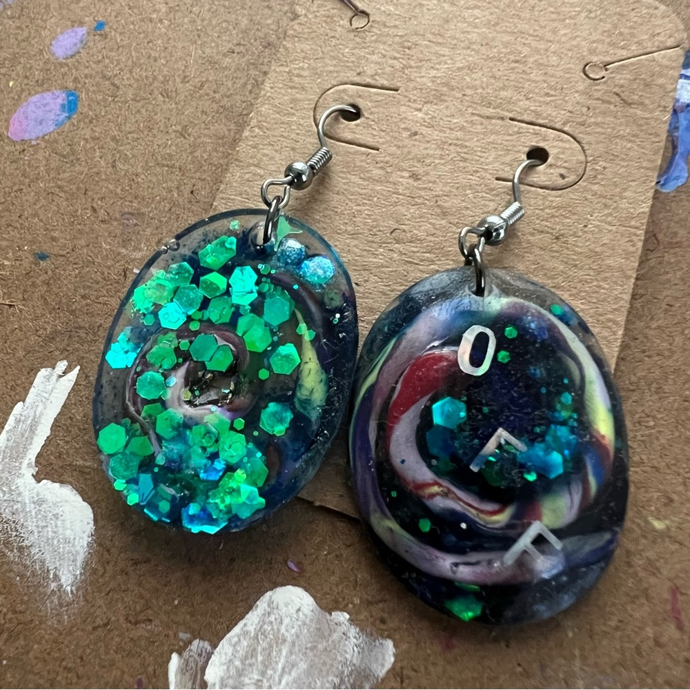 F Off Earrings